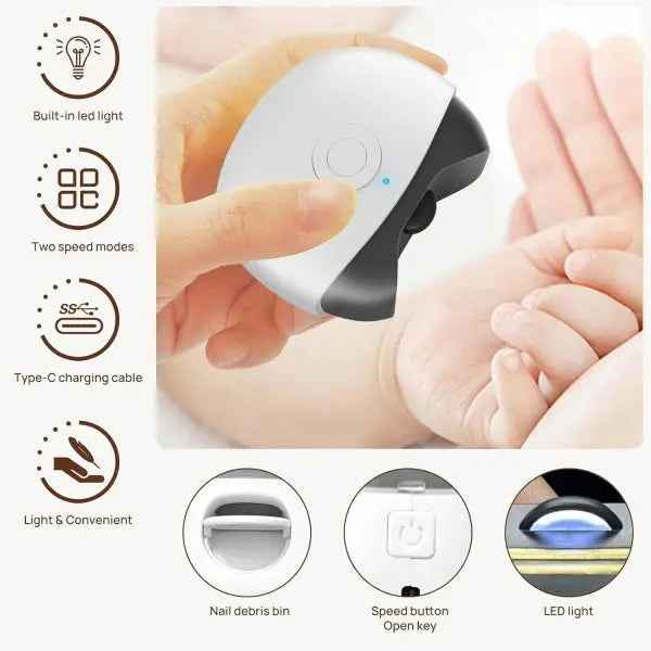 Automatic Electric Nail Clipper Trimmer For Elderly And Children Scissors