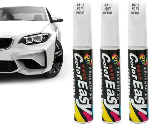 Car Scratch Repair Paint - White Pencil Paint with Brush for Chipping Paint