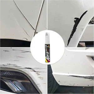 Car Scratch Repair Paint - White Pencil Paint with Brush for Chipping Paint