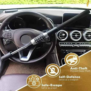 Car Steering Lock Code Security System for All Vehicles