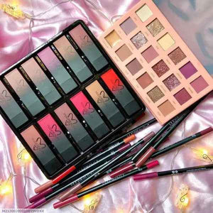 Huda Beauty Makeup Bundle: Eye & Lip Makeup Deal