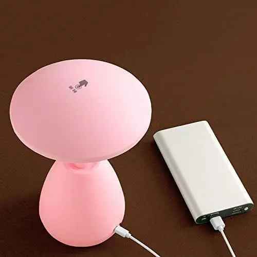 Mushroom Shaped Table Lamp | Portable Rechargeable Mini Touch LED Desk Light