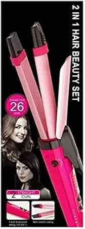 Nova 2 In 1 Hair Straightener And Hair Curler