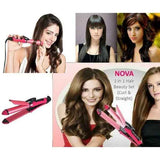 Nova 2 In 1 Hair Straightener And Hair Curler