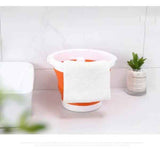 Silicon Folding Bucket 5 Litre - Foldable Silicon Bucket with Handle